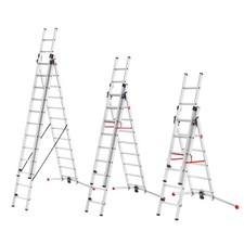 Hailo Aluleiter Kombileiter LOT-System Schiebeleiter Stehleiter Treppe Profilot