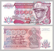 Zaire 2000 Zaires 1991 p36a
