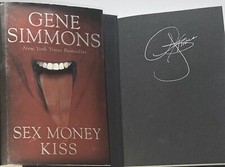 Gene Simmons signiert Kiss Buch Original signed Autogramm Unterschrift Money