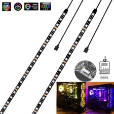 PC RGB Gaming LED Streifen Lichter Gehäuse Beleuchtung Gamer Aura Sync 12V 4 Pin