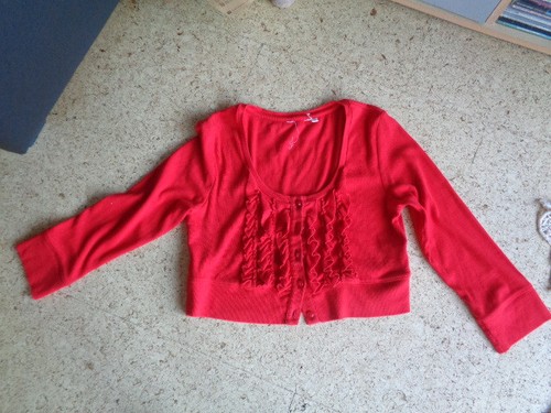 Strickjacke in rot von - gr.,
