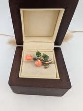 Brosche Sterlingsilber Silber