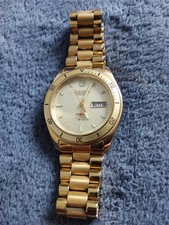 Herren Citizen Automatik Automatic Armbanduhr Uhr 36mm gold Vintage Retro 