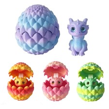 Gedrucktes drachenei mit - 3d,