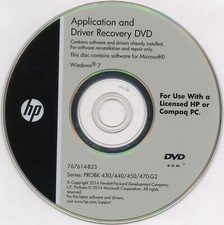 Driver recovery dvd hp - recovery,