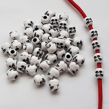 400 Skull Beads Acryl