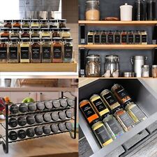 24/48er Gewürzglas Gewürzgläser Eckig Quadratische Glasbehälter Füllmenge 120ml