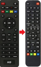 Ersatz Fernbedienung für Fuba