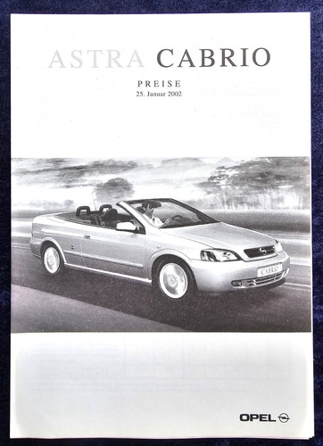 Opel astra cabrio - g,