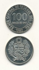 Peru - 100 Soles de Oro 1982