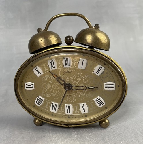 Alter goldener ovaler wecker - ovaler,