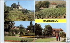 RADEBEUL b/ Dresden Mehrbildkarte AK ungebraucht DDR Postkarte