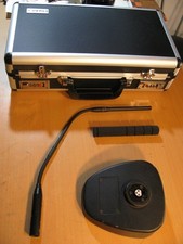 Audio-Technica U857Q Kondensator-Schwanenhalsmikrofon  + K&M Tischfuß + Case neu