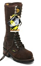 184 Schnürschuhe Leder Braun