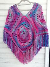 Poncho * Häkelponcho * Hippie * Boho * Sommerponcho * 