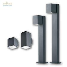 Außenleuchten GORI GU10 anthrazit IP44, 4 Typen Außen-Lampen eckig,  Haus/Garten