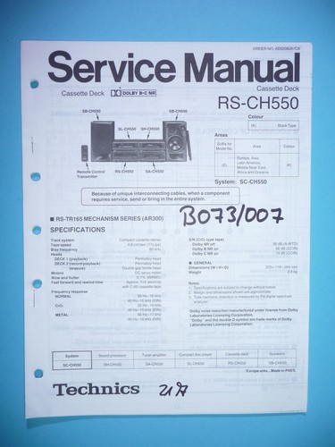 Service manual anleitung - service, für
