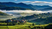Wandbild: Toskana-Landschaft