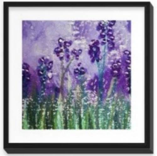 Gerahmte landschaft - gerahmte,