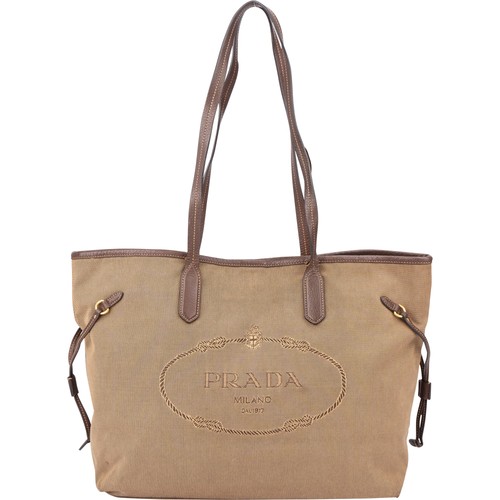 Prada brown jacquard city - brown,