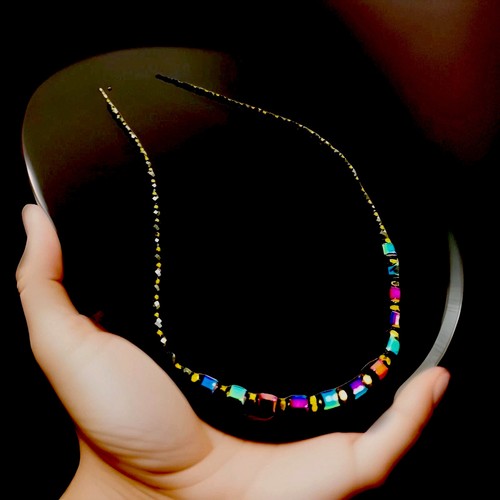 Spinell kette collier - spinell,