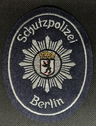 Berlin schutzpolizei aufnäher - schutzpolizei,