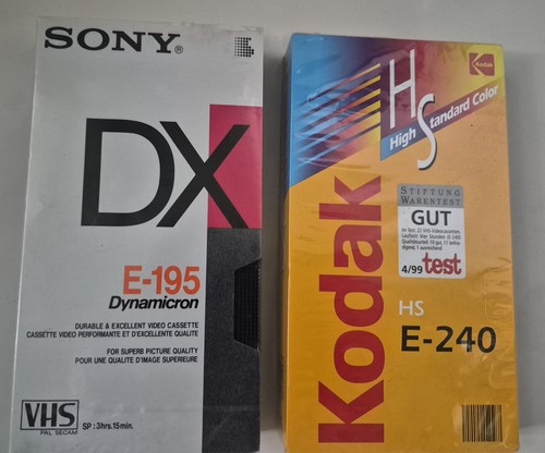 Neu videokassetten ovp - neu, kodak