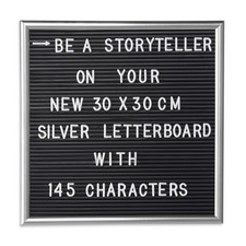 Letterboard Memo-Board Rillentafel Memo-Tafel Stecktafel Steckboard Messageboard