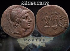 Griechische Münze AMISOS, Pontos Mithradates, Lot #1660