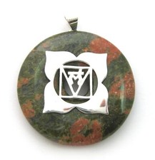 Donut-Halter Wurzel-Chakra 925er Silber