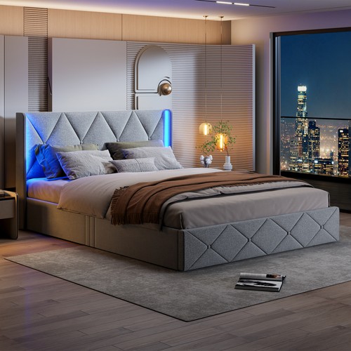 Gepolstert doppelbett - gepolstert, ,doppelbett