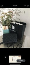 CHANEL - ORIGINAL- Wallet on Chain - Schwarz - Caviar - ALLBLACK