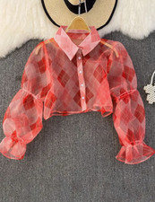 Schicke bluse transparent - bluse,