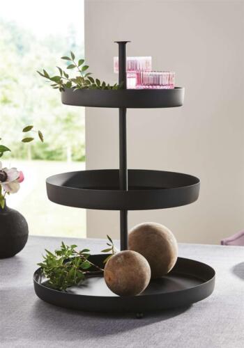 Metall etagere black - "black", matt
