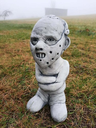 Steinfigur moerder gartendeko - moerder,