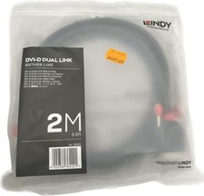 LINDY DVI Anschlusskabel DVI-D 24+1pol. Stecker, DVI-D 24+1pol. Stecker 2.00m 