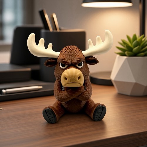 Frecher grumpy elch - grumpy, –