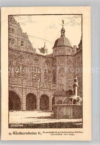 Weikersheim stammschloss - weikersheim,
