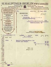 H. Hauptner Berlin 1913 oder 1914 Tiermedizin Tierzucht Ludwigslust München RAR