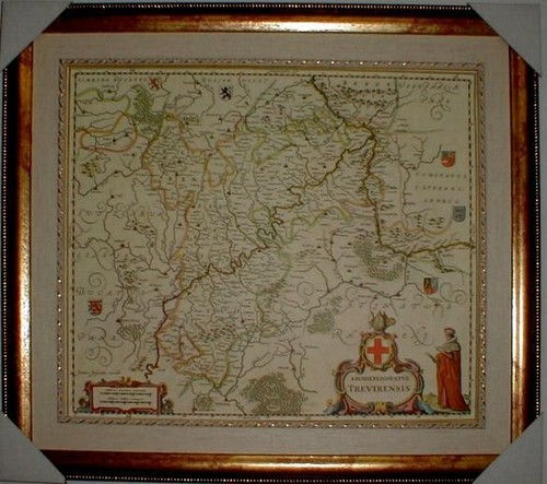 Historische landkarte trier - historische,