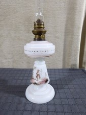 Petroleumlampe Jugendstil Petroleum Tischlampe Opalglas Leuchte Art Déco Antik