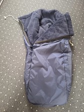 Orgaterm Rollstuhl Schlupfsack Webpelz blau Gr 3 Junior unimarine, Thermovlies