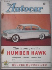 Autocar magazine 25 April 1958