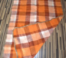 Karierte Wolldecke Babydecke