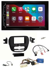 ESX 2DIN DAB USB Lenkrad Bluetooth Autoradio für Kia Soul 16-19 Navi schwarz glä