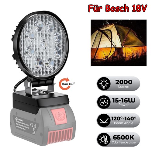 Led arbeitsleuchte für - arbeitsleuchte, bosch