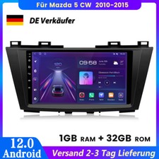 9" Für Mazda 5 CW 2010-2015 Android12 Autoradio GPS NAVI SAT WIFI BT DAB+ 1+32GB