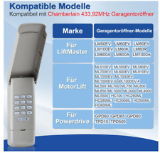 Funk-Tastaturschalter für Chamberlain 747REV LiftMaster MotorLift ML500 433MHz