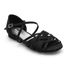 Rumpf 8875 Damen West Coast Swing Sandale Wildleder Riemchen Chromledersohle