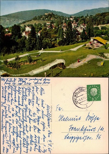 Ansichtskarte badenweiler - ansichtskarte,